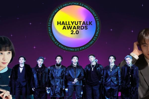 The HallyuTalk Awards 2 Winners List includes BTS's V as well as ASTRO's Cha Eun Woo, Park Eun Bin, and others