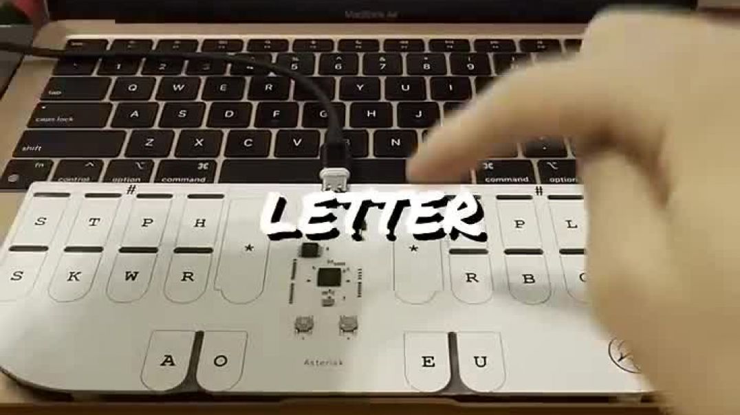 letter P #keyboard #typing #stenography